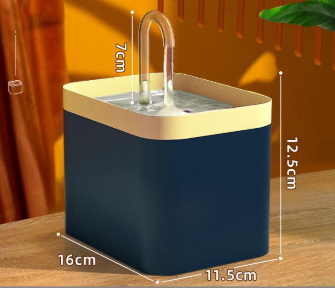 Cat Water Fountain Auto Filter USB Electric Mute Cat Drinker Bowl 1.5L Recirculate Filtring Drinker for Cats — image 8