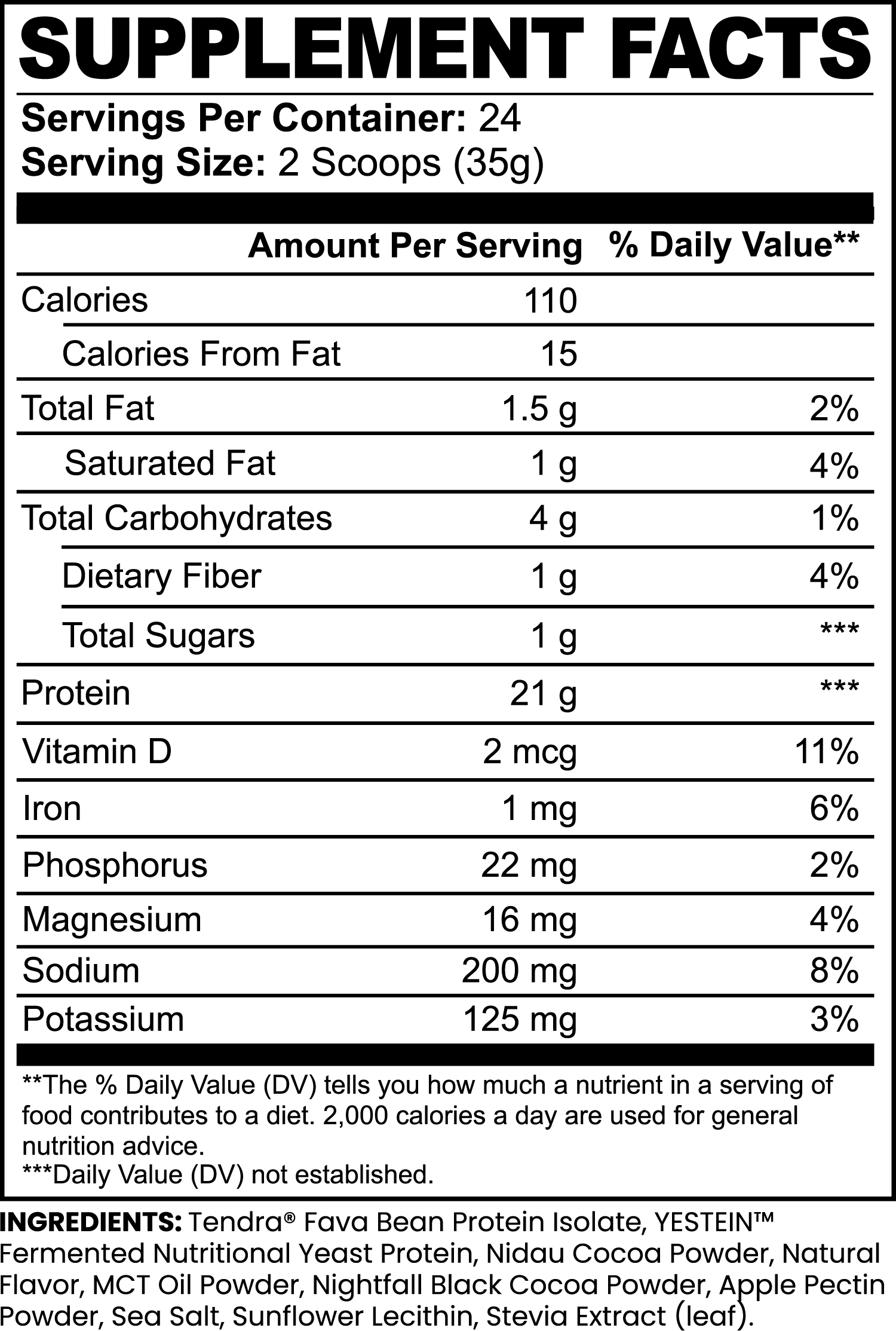 Plant Protein Chocolate 21g Protein, Muscle Recovery, Weight Management, And Digestive Support — image 3
