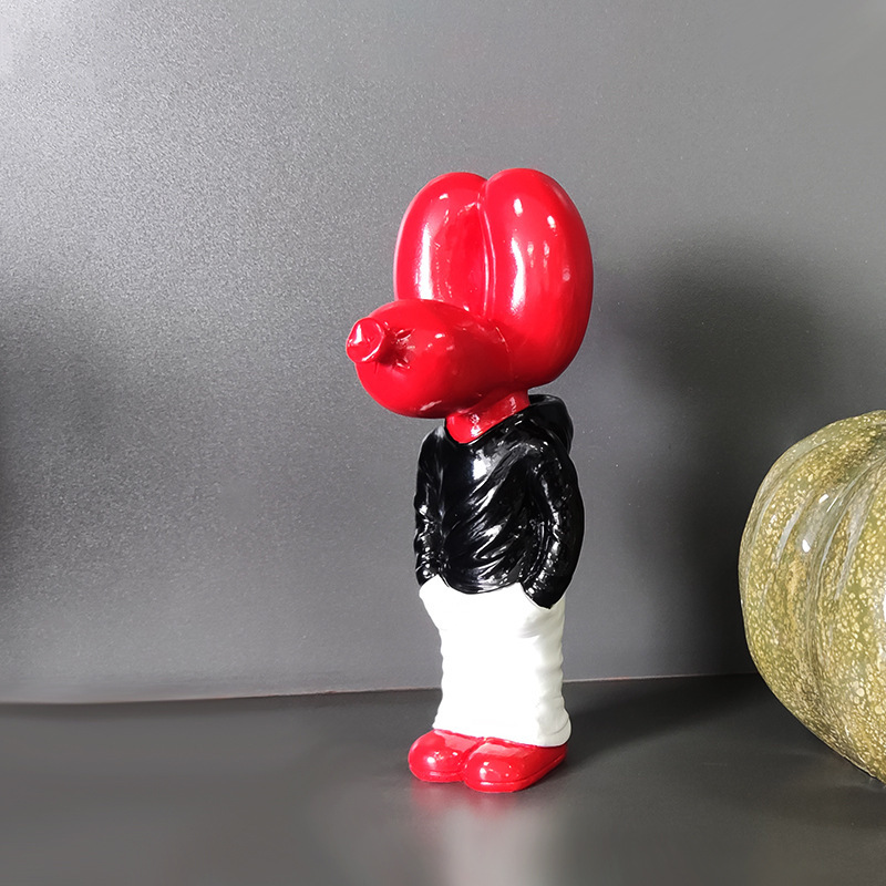 Perro de Globo en Estilo Nórdico, Figura Decorativa de Resina para Interiores — imagen 2