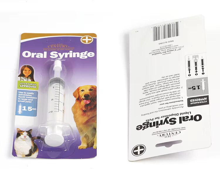 Dispensador de Medicamentos en Tubo para Mascotas Caninas y Felinas Universal para Alimentación de Perros y Gatos — imagen 1
