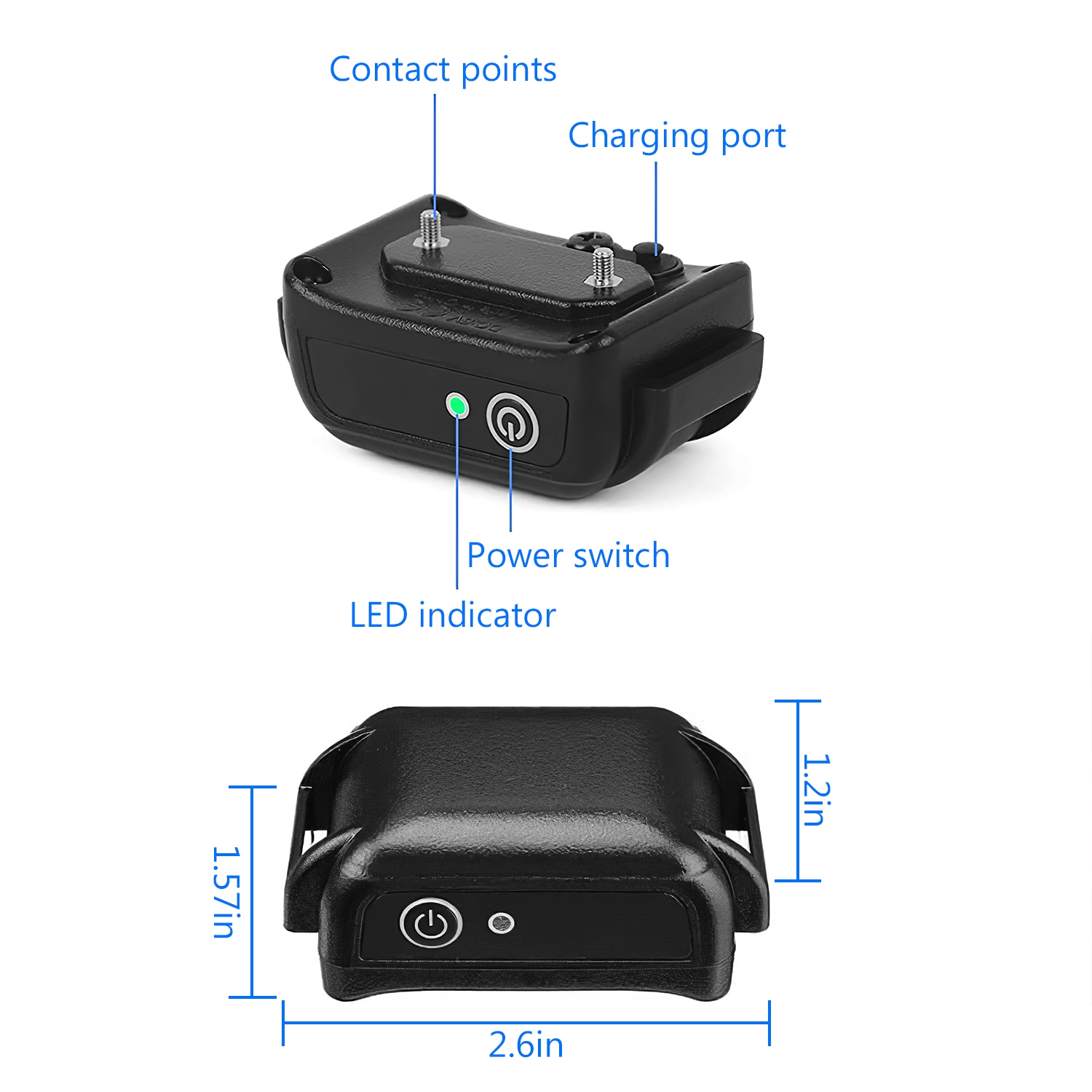 1 Juego de Cerca Eléctrica Inalámbrica para Perros Sistema de Contención Perimetral con Descarga, Collar de Entrenamiento Eléctrico para Perros Pequeños, Medianos y Grandes — imagen 8