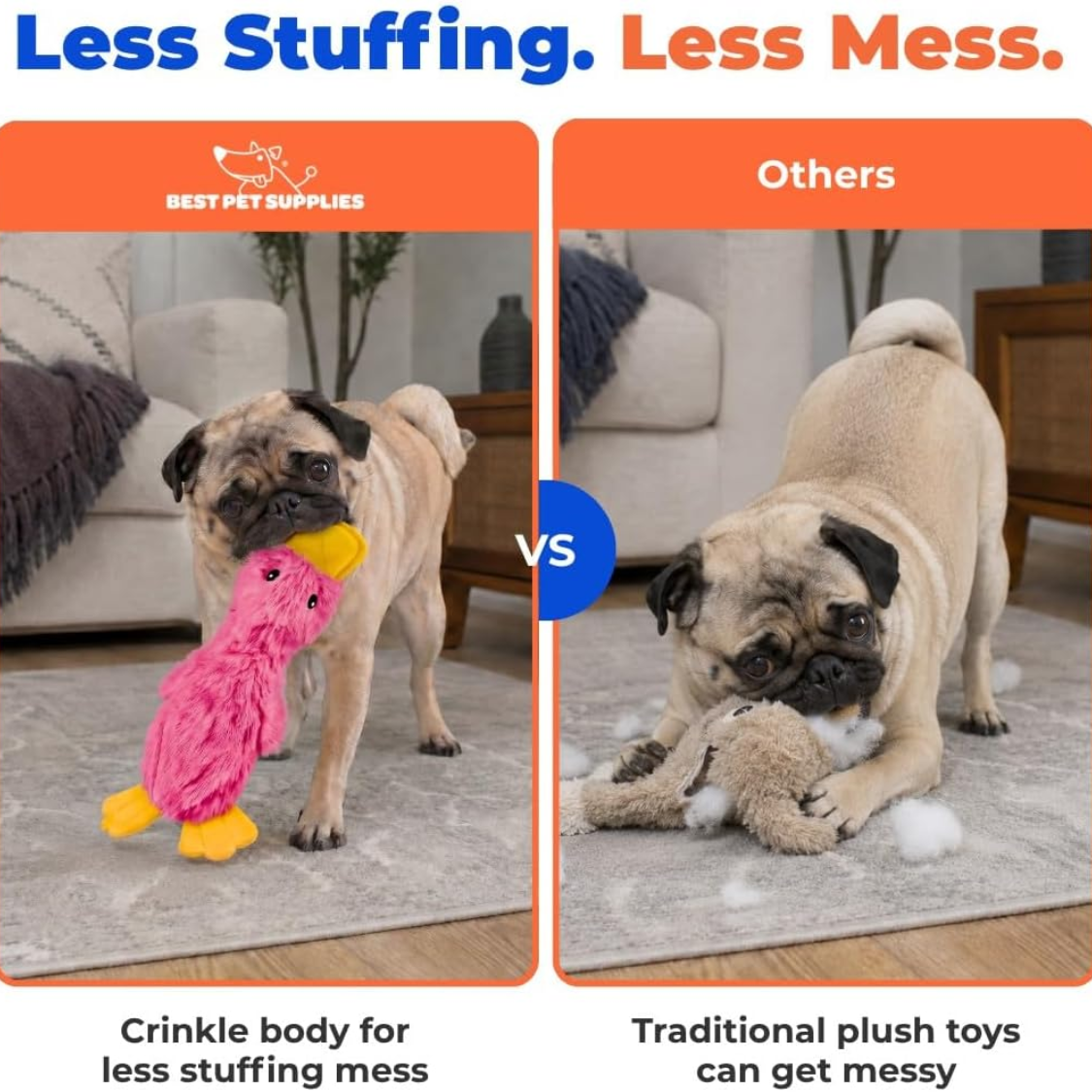 Best Pet Supplies Juguete Masticable Interactivo con Sonido para Perros, Ideal para Perros que Muerden, Perros Pequeños, Medianos y Grandes, y Amantes de Traer la Pelota — imagen 7