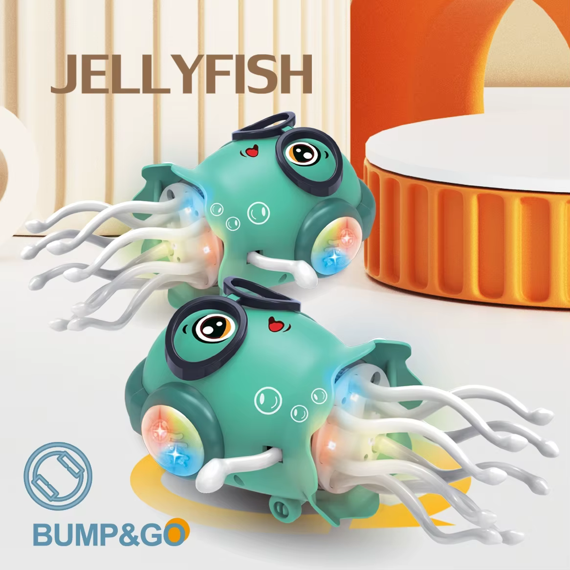 Juguete Eléctrico de Medusa Bailarina que Camina, Pulpo con Sensor Automático de Obstáculos, Luces LED Inteligentes y Música — imagen 3