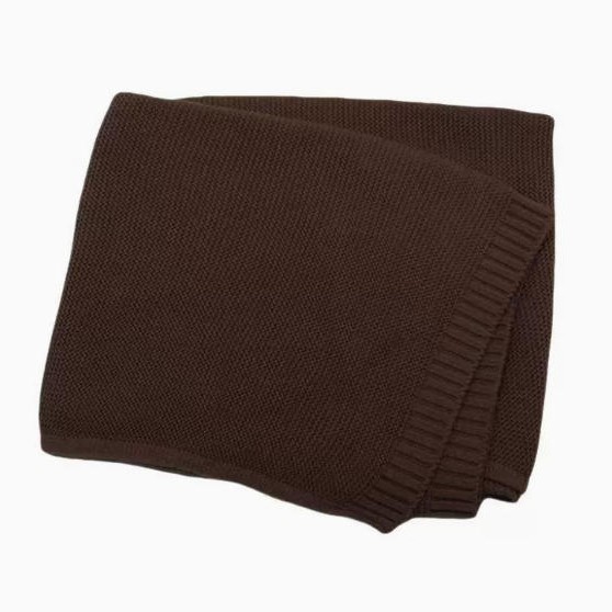 Cotton Knitted Baby Blanket with Embroidered Bear and Personalized Name, Soft Infant Car Seat Cover and Nap Blanket — image 12