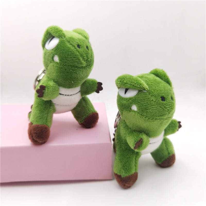 Small Dinosaur Pendant Schoolbag Doll The Same Dinosaur Key Chain Accessories Plush Toys Clothing Accessories — image 2