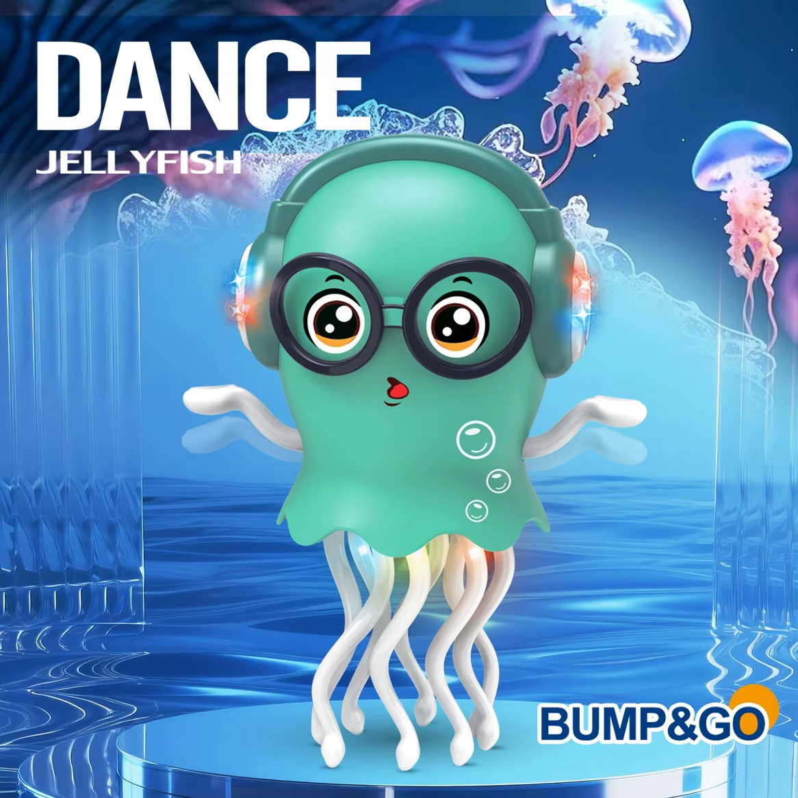 Juguete Eléctrico de Medusa Bailarina que Camina, Pulpo con Sensor Automático de Obstáculos, Luces LED Inteligentes y Música — imagen 6