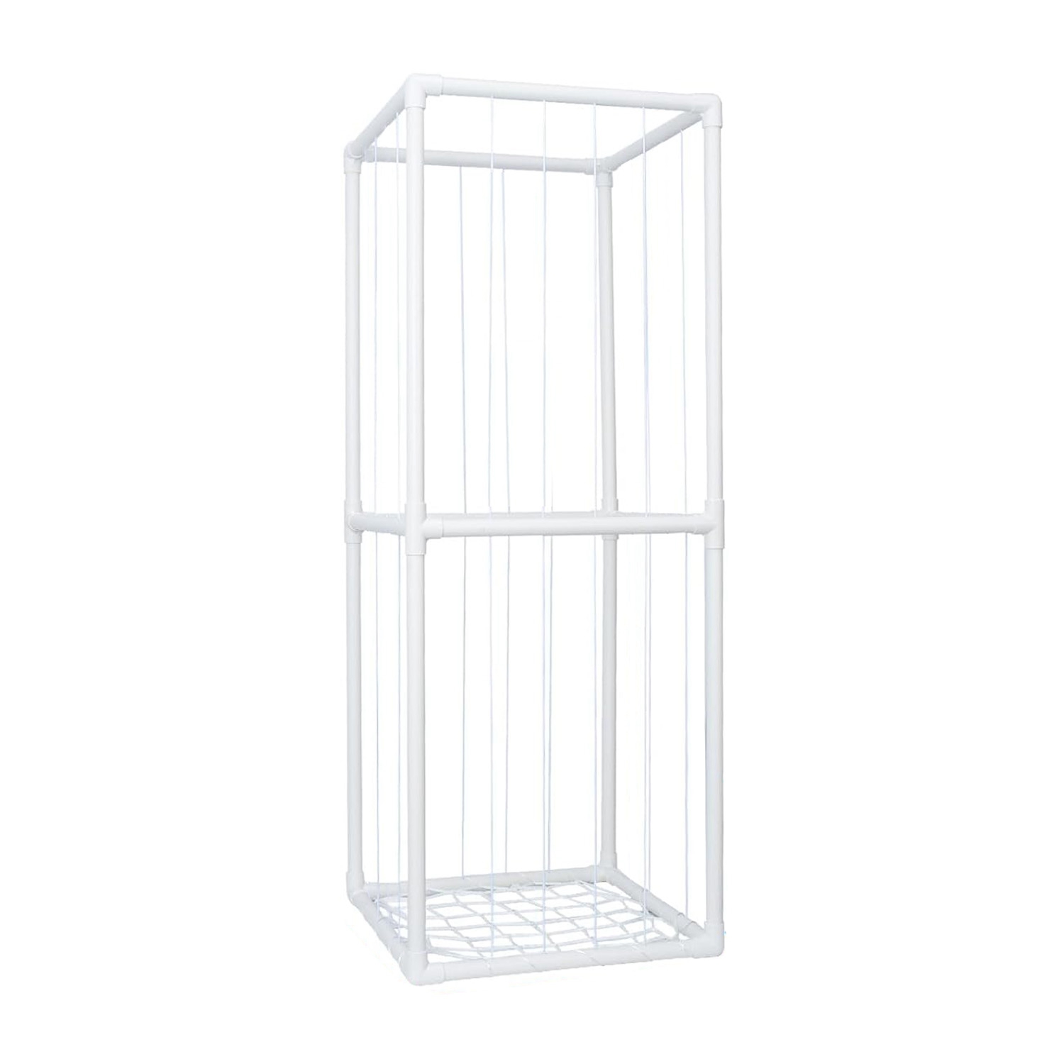 Stuffed Animal Storage PVC Plush Organizer Shelf Plush Stuffed Animal Holder Standing Kids Toy Storage Cage With Elastic Band For Nursery Play Room Bedroom — image 3