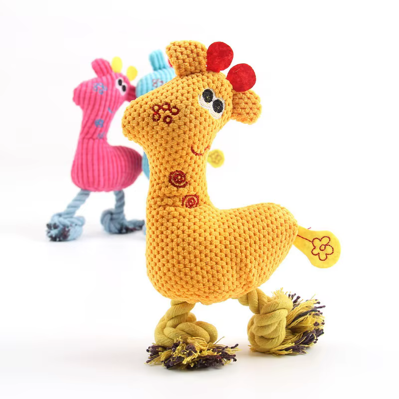 Juguetes de Plush para Perros y Gatos - Accesorios Interactivos para Interior - Juguetes Resistentes al Mordisqueo con Sonido — imagen 2