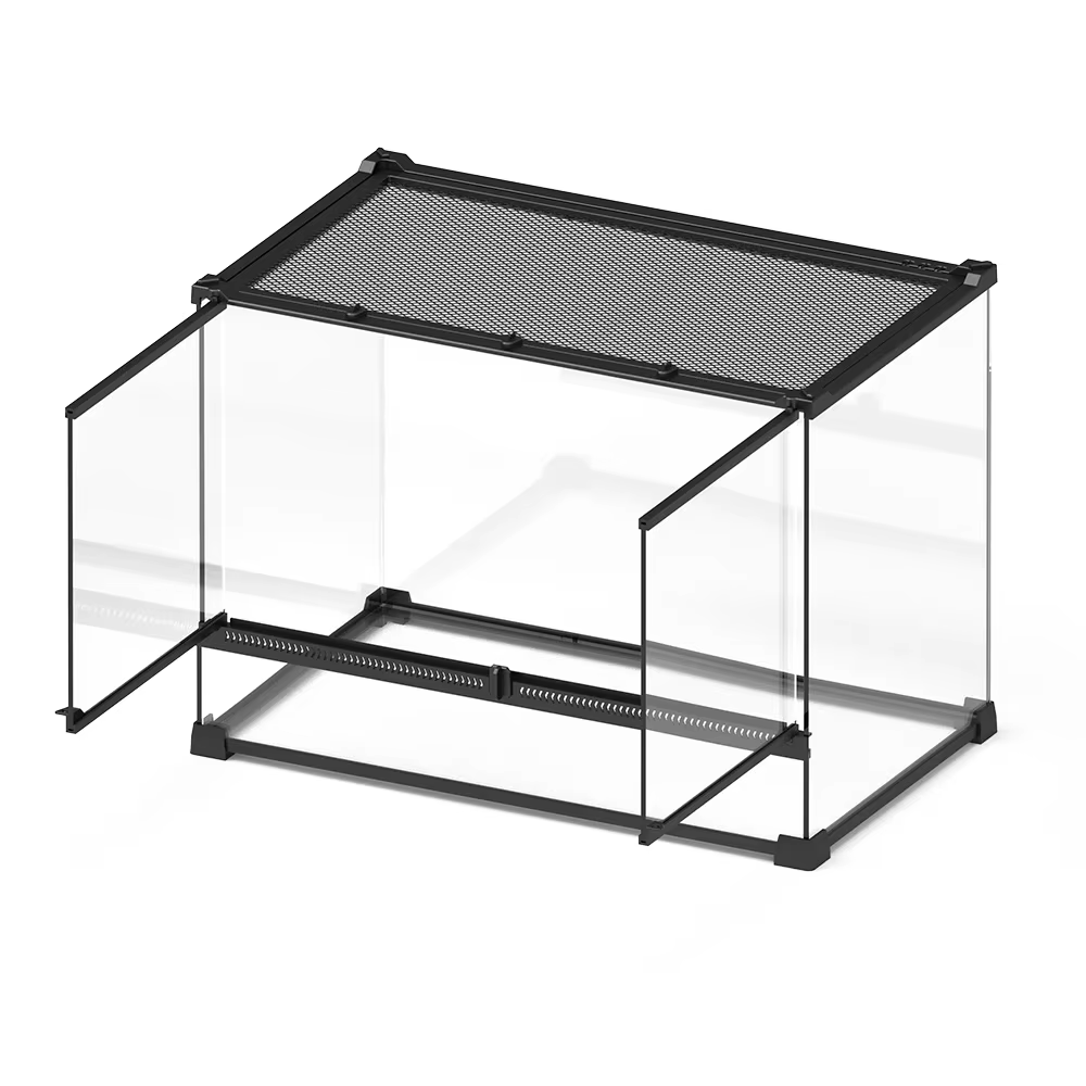 Terrario de Vidrio para Reptiles y Anfibios, Hamster, Erizo y Animales Pequeños — imagen 6