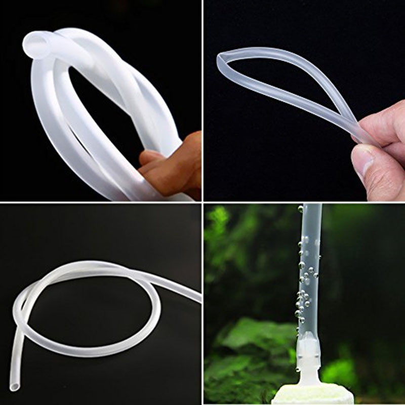 Tubo de Oxígeno para Acuario, Tubo de Goma para Pecera, Rollo de Tubo de Silicona para Bomba de Oxígeno con Accesorios — imagen 2