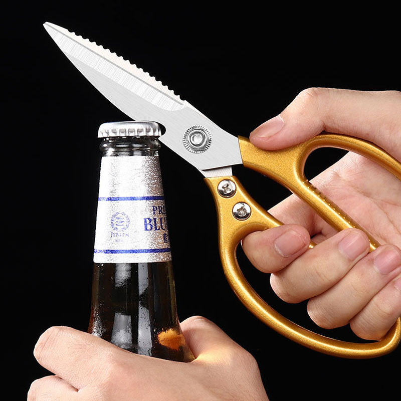 Household Kitchen Scissors Chicken Bone Kitchen Food Seafood — image 4