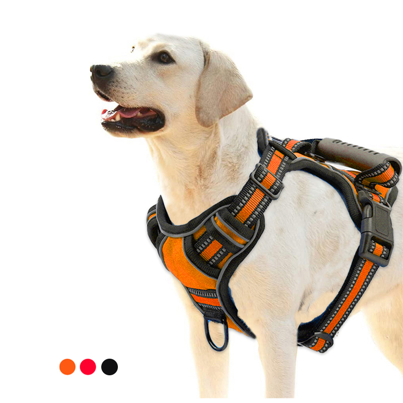 Dog Harness No Pull Breathable Reflective Pet Harness Vest — image 1