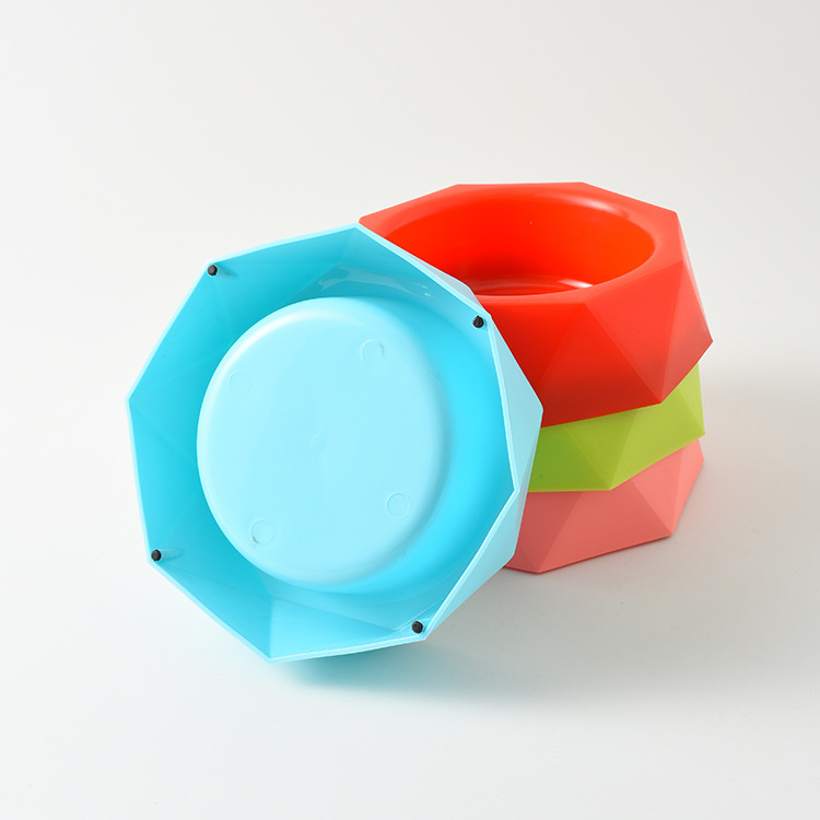 Tazón de Mascotas Nuevo - Comida para Perros y Gatos, Taza Única Azul/Rojo/Violeta/Púrpura — imagen 2