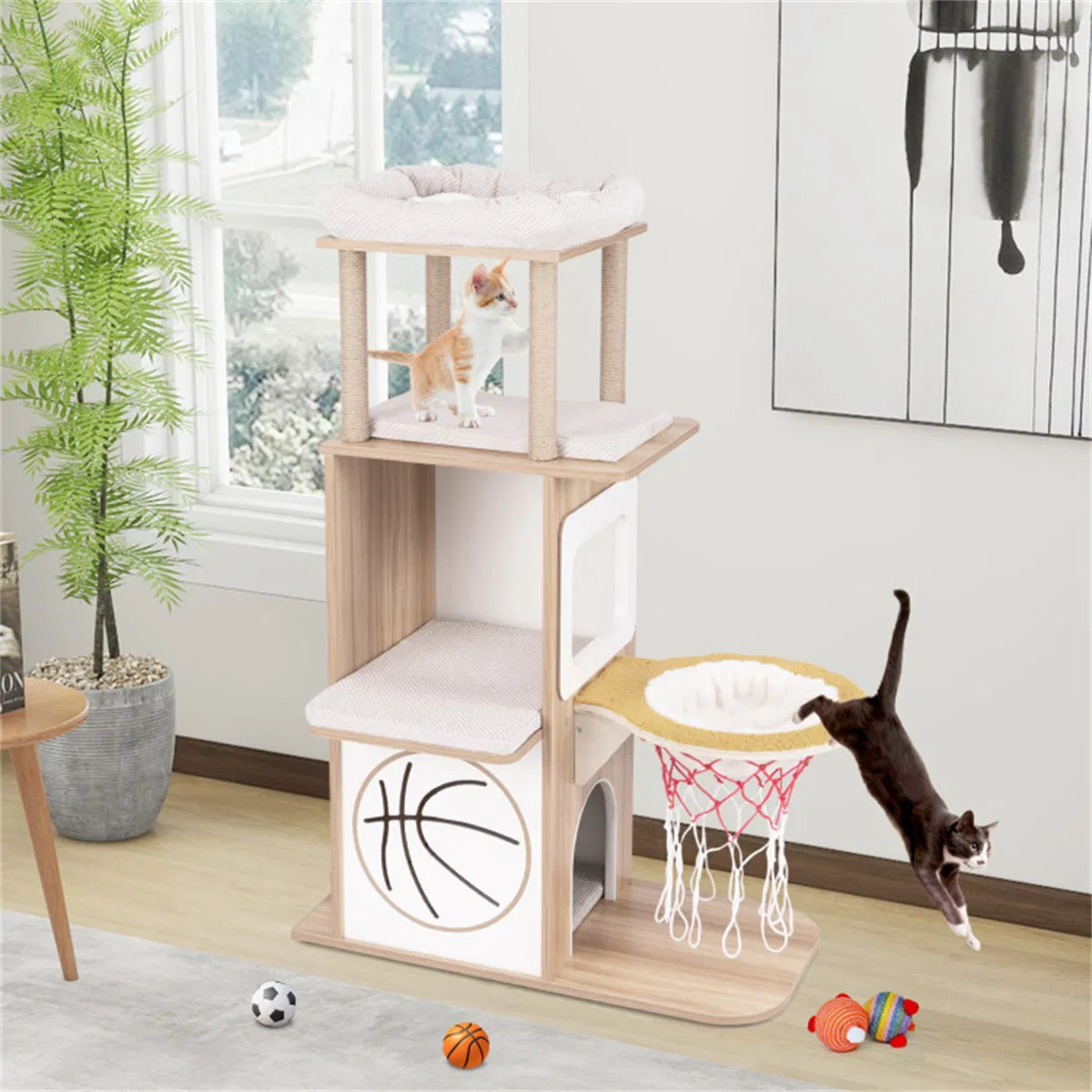 Wooden Cat Condo — image 1