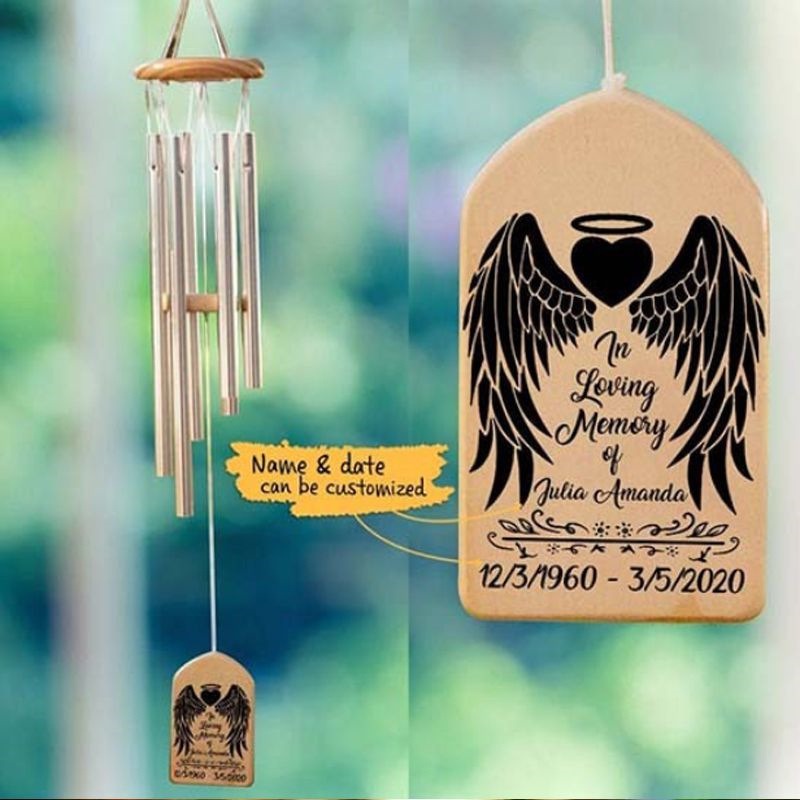 Commemorativo para Mascotas de Hogar - Campana de Viento Decorativa con Pendiente DIY — imagen 3