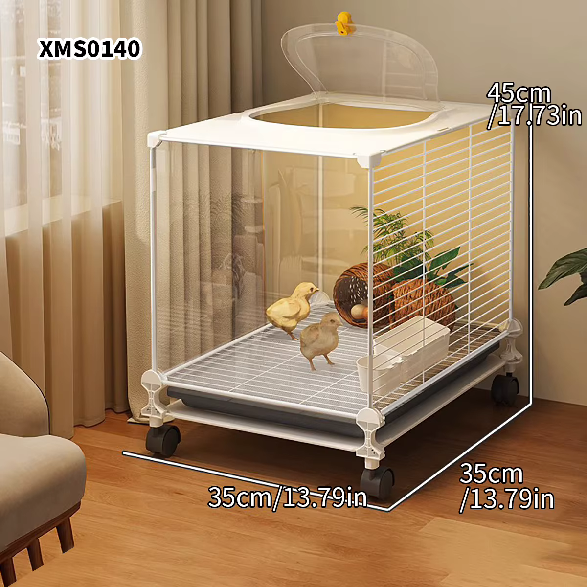 Chicken Coop for Home Use, Large Breeding Cage, Chicken House, Chicken Nest, Automatic Manure Cleaning, Duck Cage, Wire Mesh, Balcony Outdoor Poultry Cage — image 4