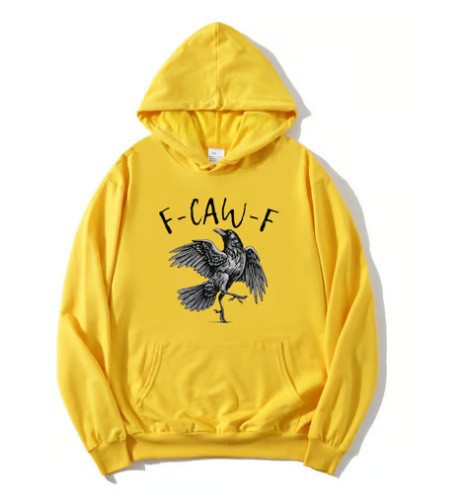 Crow Print Hoodie Sweatshirt Men's Casual Sportswear — image 10