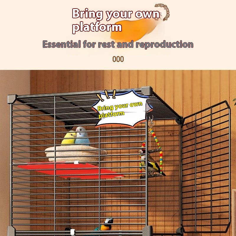 Parrot Cage New Splash-proof Home Ecological Villa — image 6