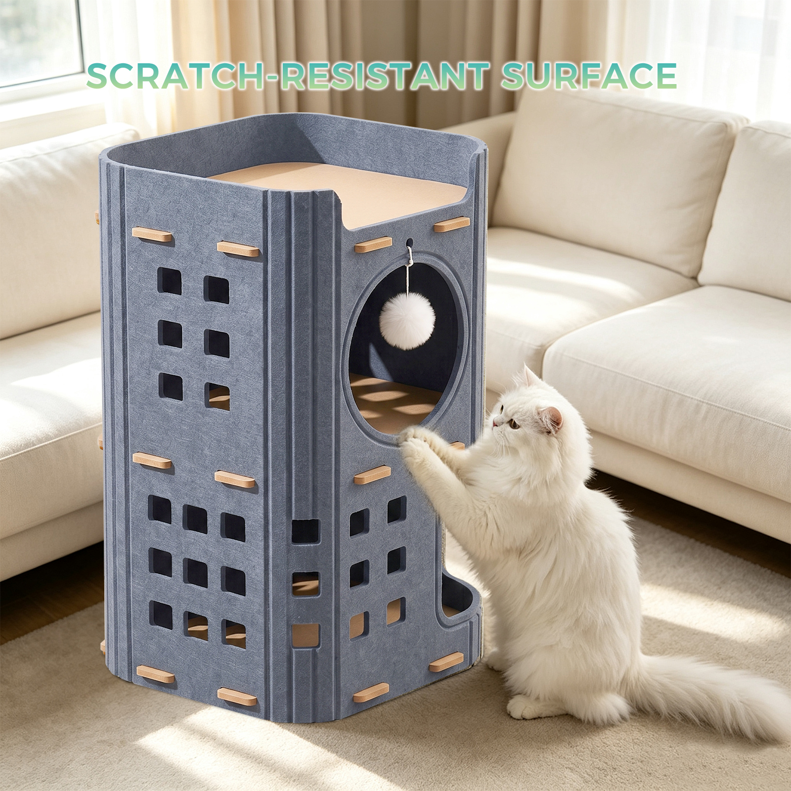 Casa de Mascotas en forma de agujero gris de dos pisos — imagen 1