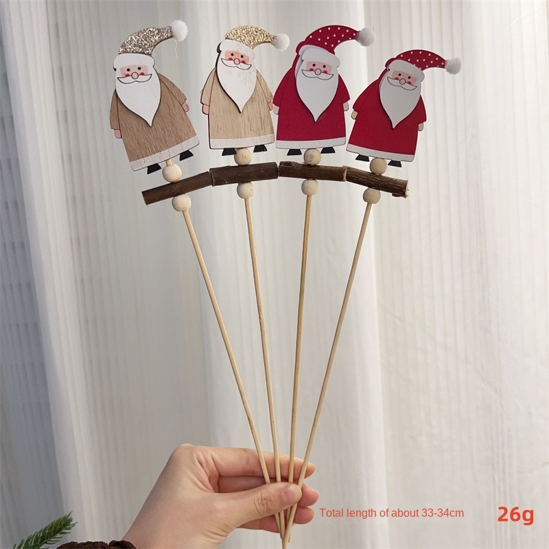 Accesorios de Tarjeta Navideña con Reinas de la Noche y Flores en Maceta - 2 Paquetes DIY — imagen 7