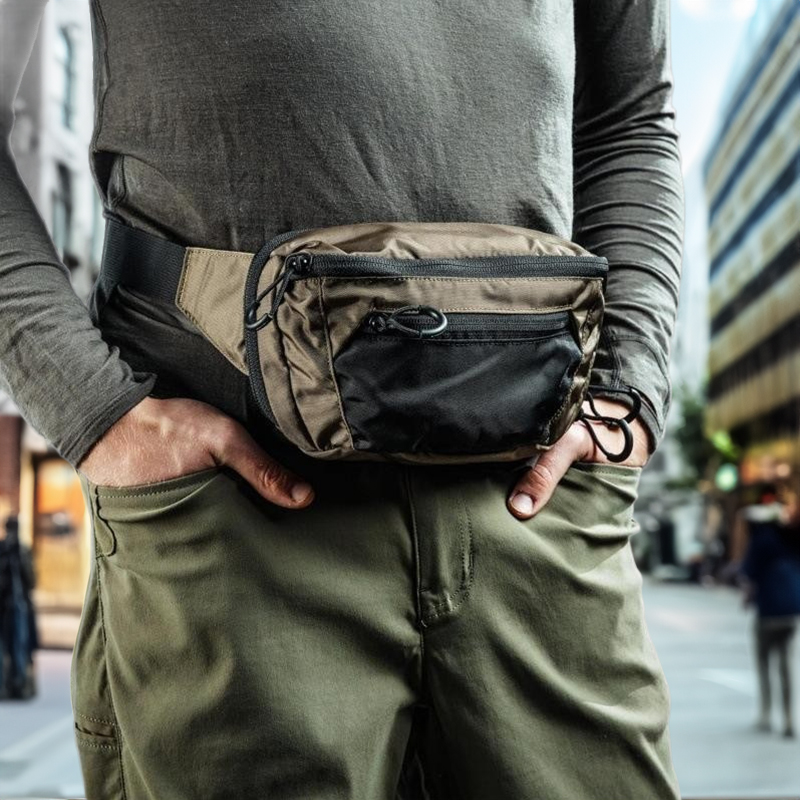 Tactical Molle Chest/Waist CCW Bag (with Pistol Holster) - EDC/Hunting — image 6