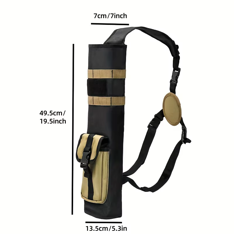 Quilla de Tiro Ligera Pskook: Cinturón de Fletas doble Propósito, Plegable y Compacto con Sistema MOLLE para caza y tiro al blanco — imagen 3