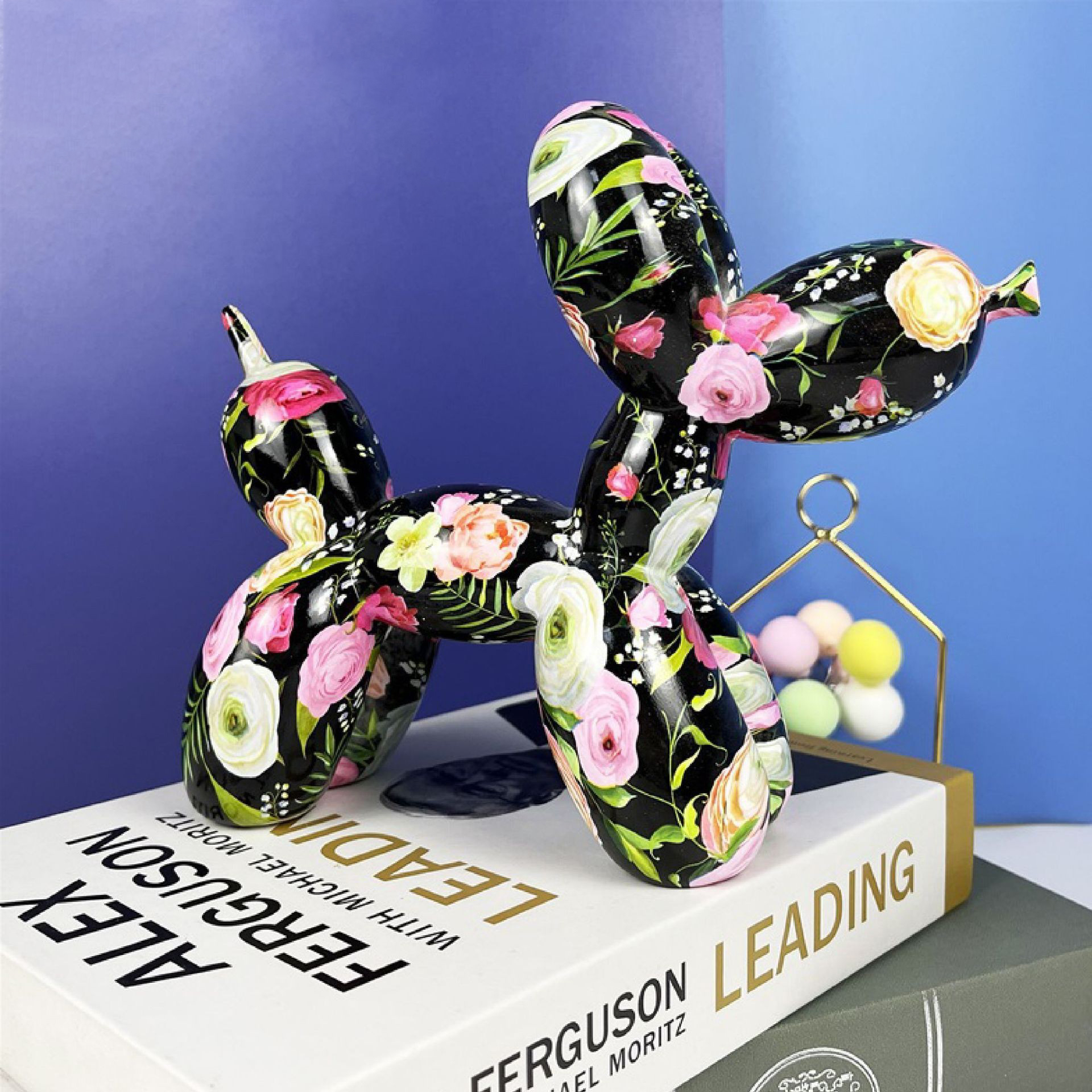 Balloon Dog Resin Ornaments Creative European-Style Home Living Room Soft Furnishing Crafts Desktop Decorations — image 4