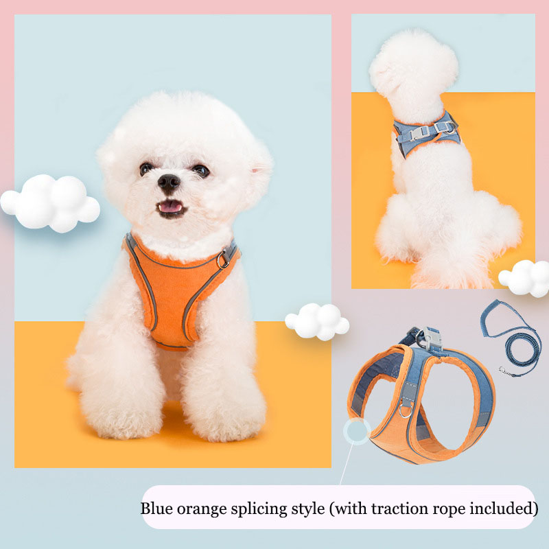Pet leash vest style cat universal chest strap dog chain dog supplies for walking cats and dogs rope — image 4
