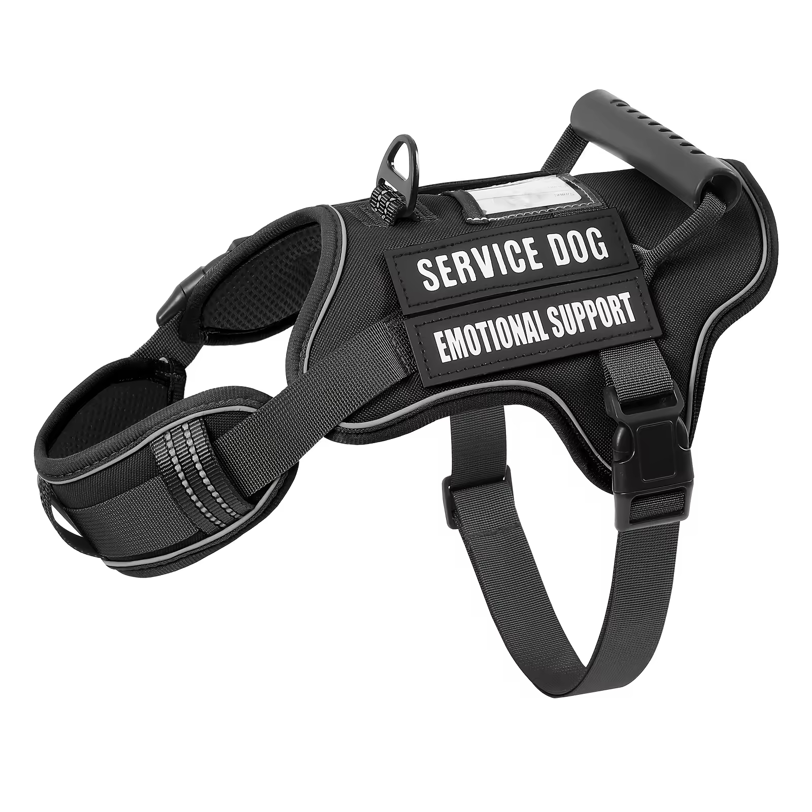 Arnés Táctico para Perros de Servicio con Manija, Vestido Reflectorizable y Ajustable para Caminar y Entrenar Sin Resistencia — imagen 7