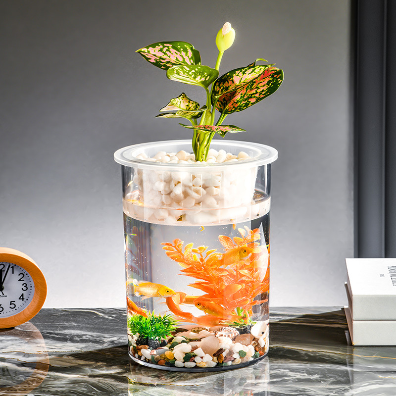 Jardín de Macróscopos para Sala Decorativo de Acuario en Transparencia Plástica Creativo — imagen 11