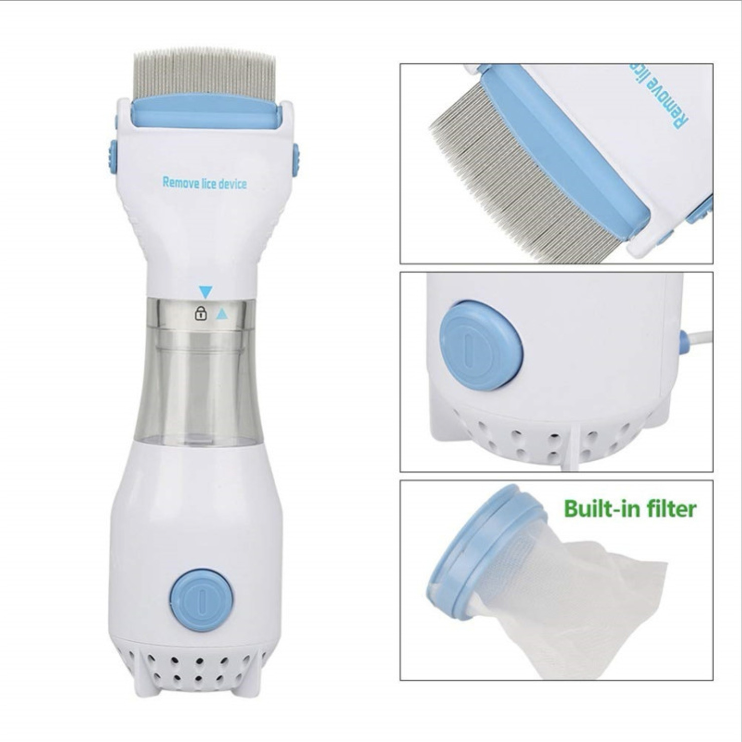 Cepillo Eléctrico para Perros - Eliminador de Piojos y Huevo de Piojo, Herramienta de Limpieza Física para Mascotas — imagen 4