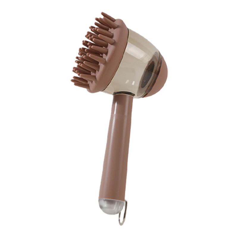 Cepillo de Baño para Mascotas 3 en 1 para Perros y Gatos, Cepillo de Masaje para Ducha, Peine para Depilar y Herramienta Espumante, Cepillo de Belleza Antiencrespamiento — imagen 11