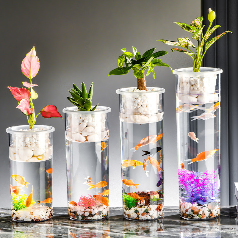 Jardín de Macróscopos para Sala Decorativo de Acuario en Transparencia Plástica Creativo — imagen 14