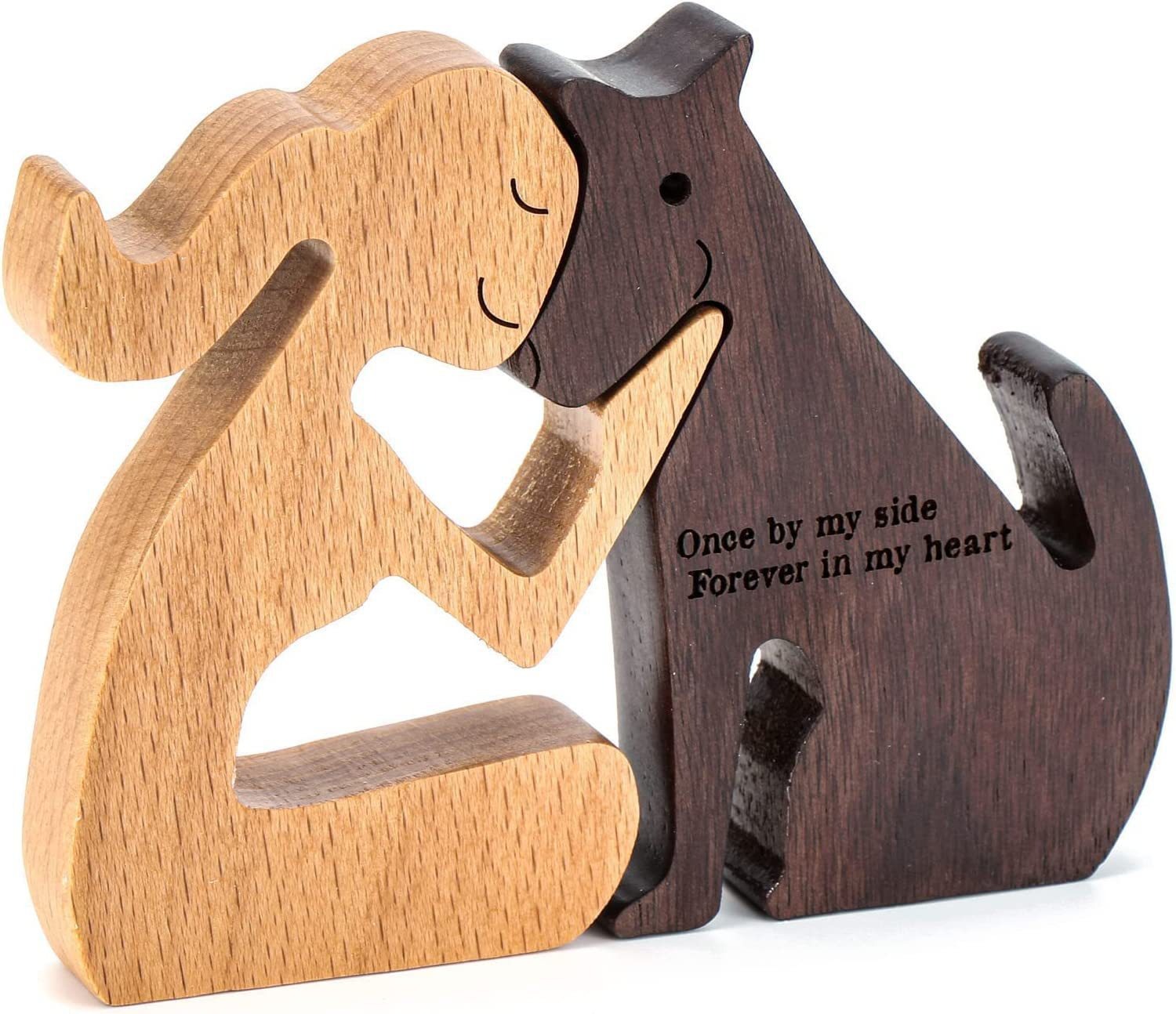 Wooden dog and family member ornaments animal decorations creative desktop decoration custom children toys — image 9
