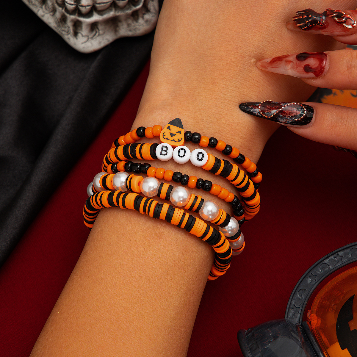 Collar de Pulsera de Murciélago Cristal Simples con Estilo de Moda — imagen 6