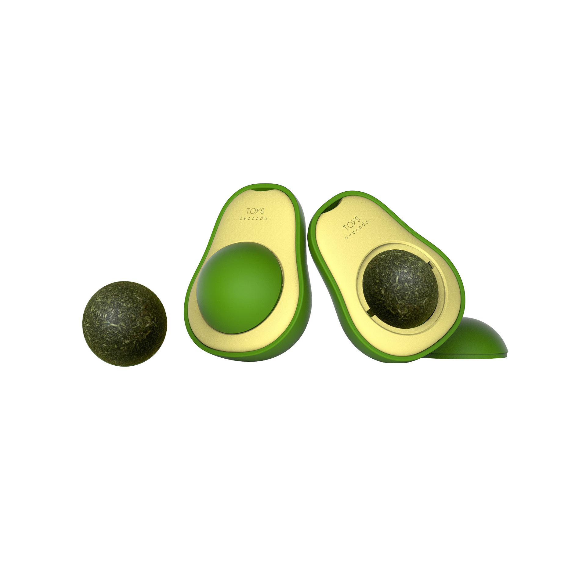 Cat Avocado Mint Ball Tooth Grinding Stick Tease Cat Magic Tool To Rotate Cat Products To Relieve Cat Toy Ball — image 2