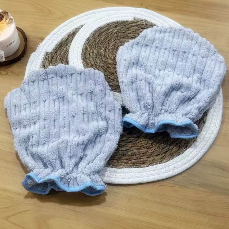 Toallas de Baño para Mascotas - Secador Rápido para Perros y Gatos, Guantes de Baño Absorbentes con Masaje — imagen 5