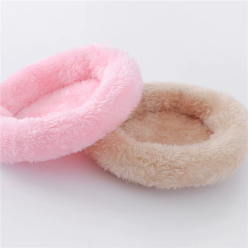 Hamster Bed Pad Pet Nest Plush Soft Warm Cotton Nest Pad Hamster Hedgehog Chinchilla Rabbit Small Pet Sleeping Mat Pet Supplies — image 5