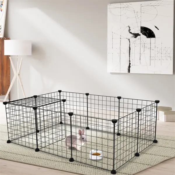 Caja de Jardín para Pequeños Animales - Corral Portátil para Roedores y Conejos — imagen 1