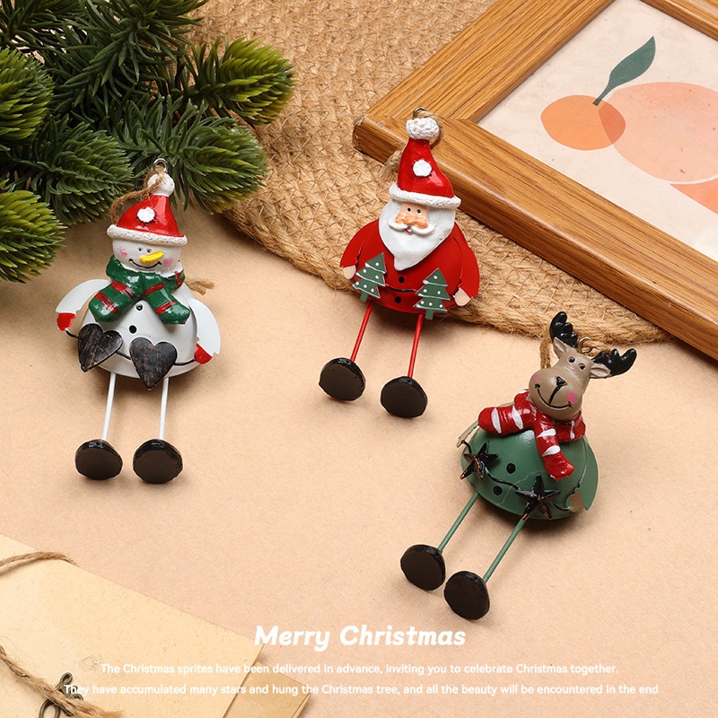 Christmas Reindeer Santa Claus Hanging Ornament, Christmas Tree Decoration Kids' Costume Gift Accessory — image 2