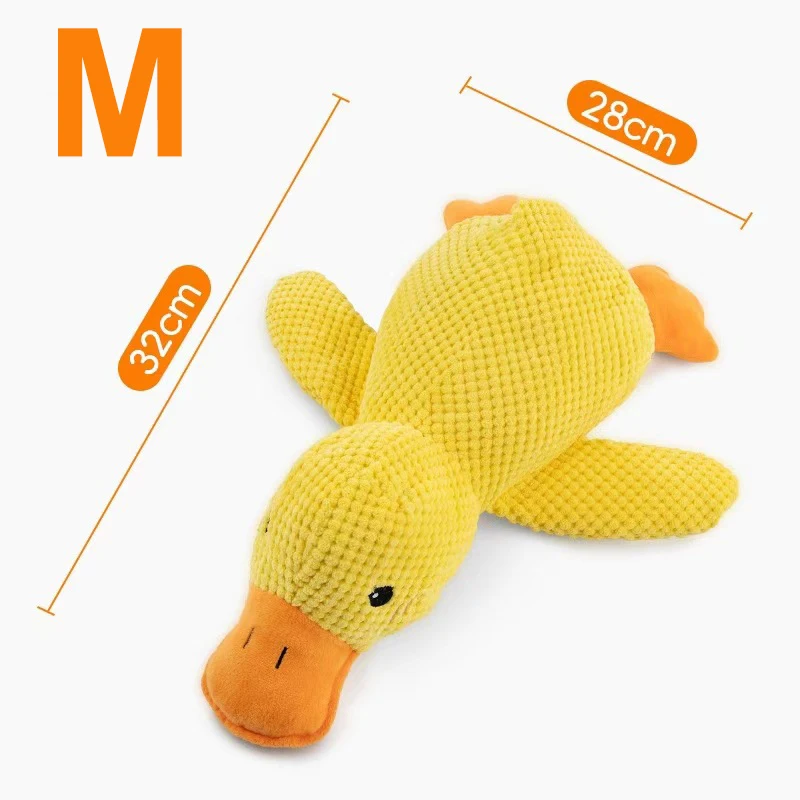 Duck de Plush para Compañero de Perros con Sonido y Función de Limpieza Dental, Divertido para Gatos y Mascotas - Duck de Carga — imagen 7