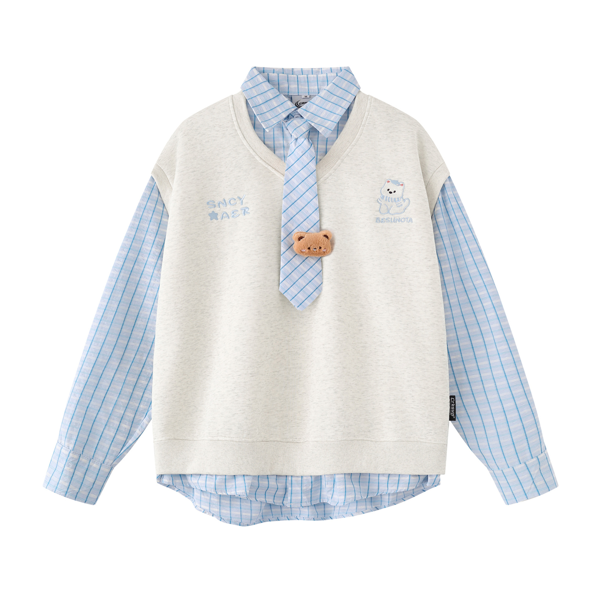Tie Bear Design Hoodie — image 4