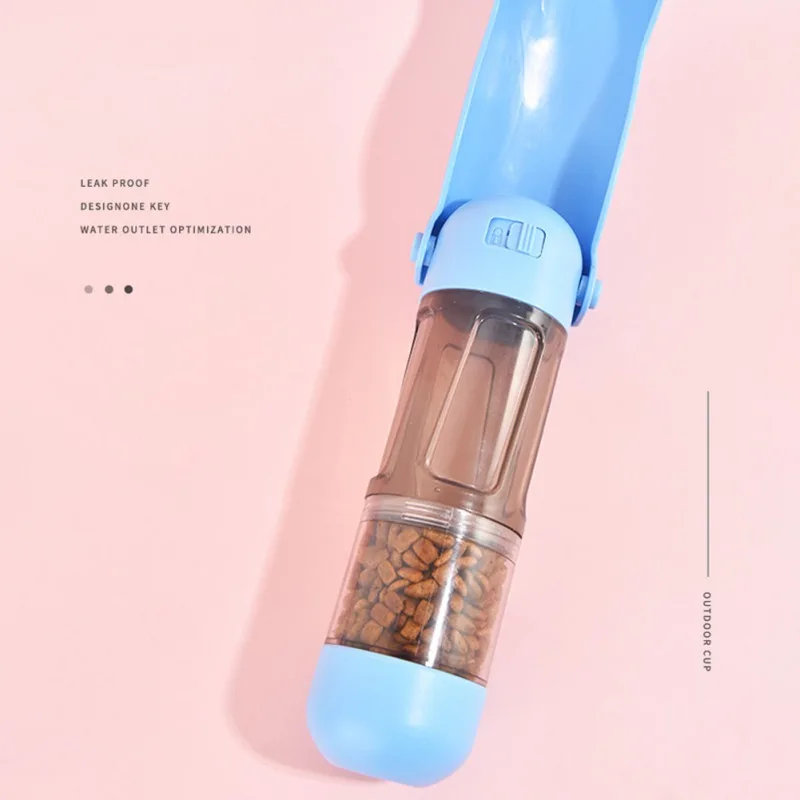 Botella de Agua Portátil 4 en 1 para Perros, Bebedero para Perros Pequeños y Grandes, Dispensador de Agua para Alimentación, Botellas para Exteriores para Gatos y Perros — imagen 5