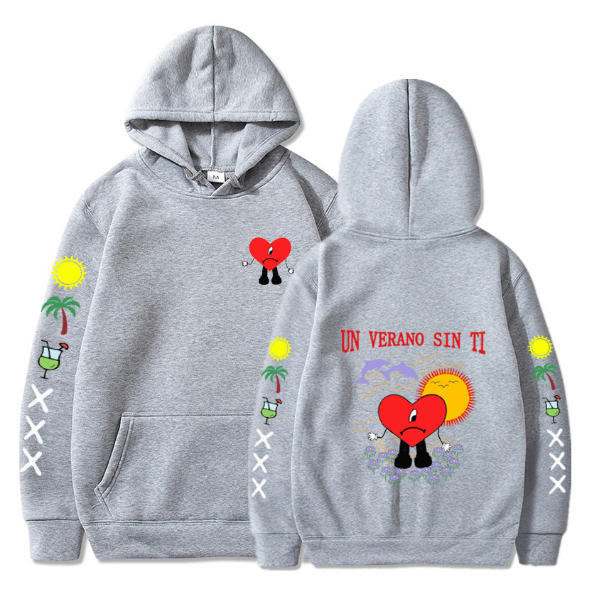 Bad Bunny Un Verano Sin Ti Album Graphic Hooded Unisex Sweatshirt — image 1