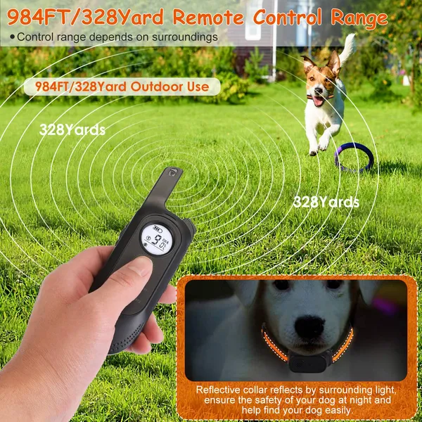 Collar de Adiestramiento para Perros IP65 Resistente al Agua, 3 Canales, Grabaciones y Bloqueo con Teclado Seguro — imagen 2
