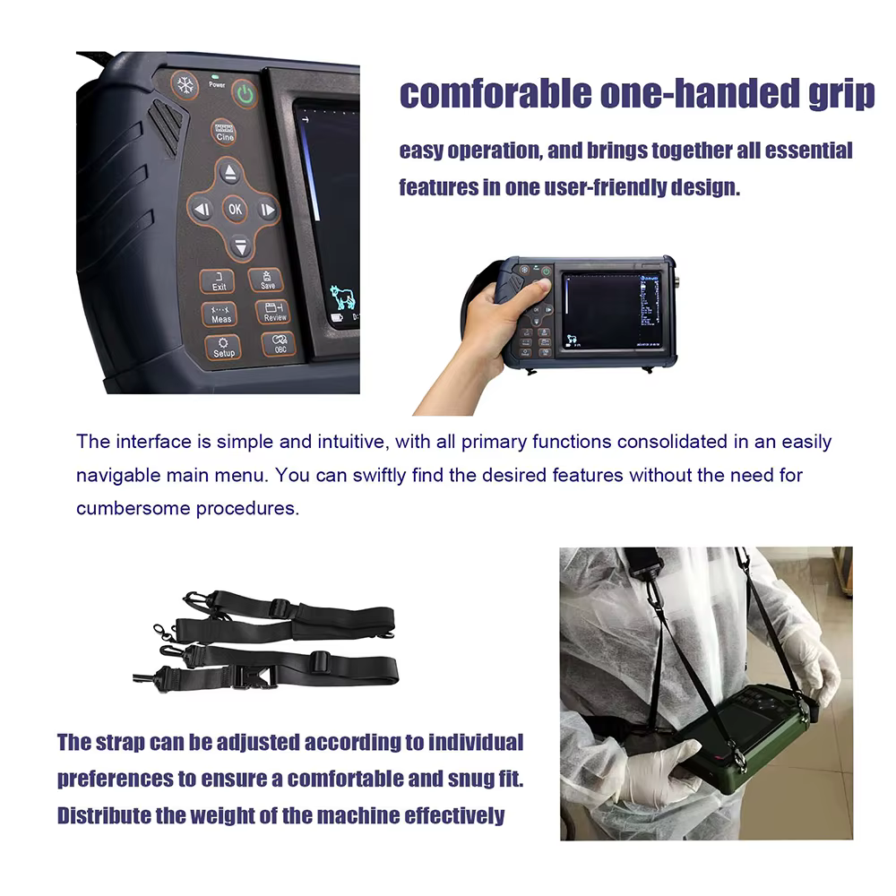 Portable Veterinary Ultrasound Scanner Vet B-Ultra Pregnancy Machine Handheld (B, BB, 4B, B+M, M) for Pig Sheep Cattle Horse Dog — image 4
