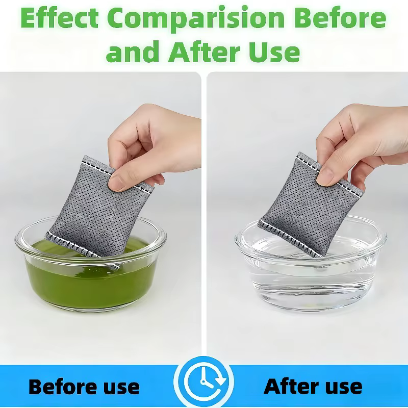 20/40 Piezas de Bolsas de Carbón Activado para Filtro de Acuario, Medio Filtrante Premium que Purifica el Agua y Elimina Toxinas y Olores, de Larga Duración — imagen 3