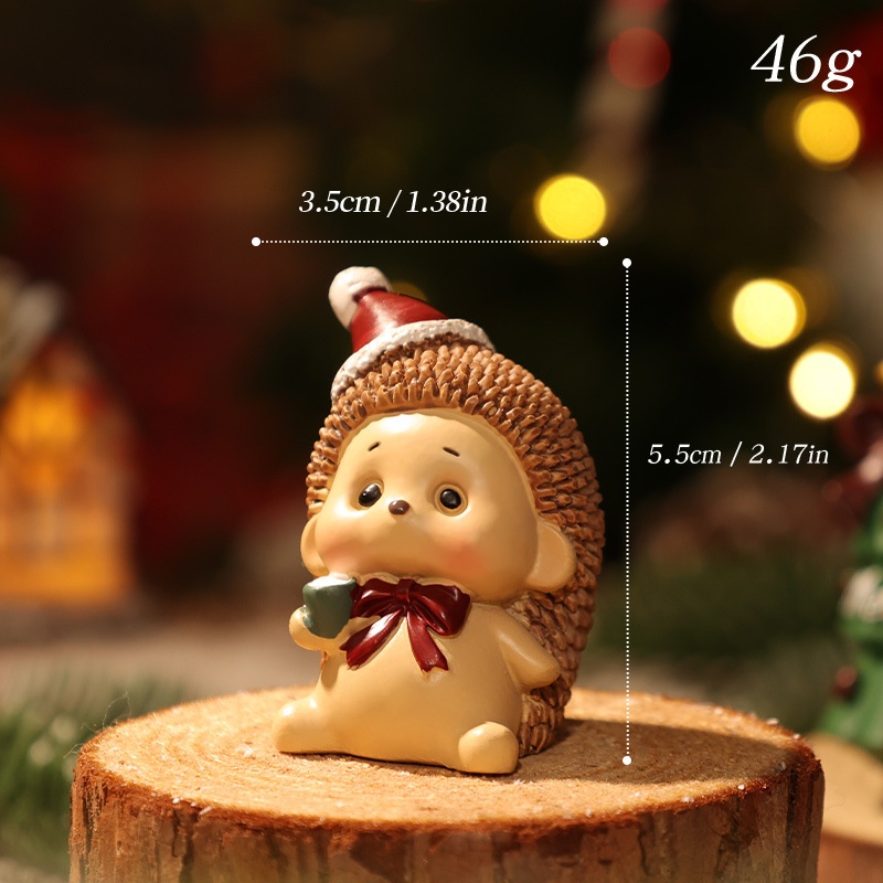 Christmas Resin Reindeer Figurine Creative Christmas Decoration Ornament for Holiday Display — image 11