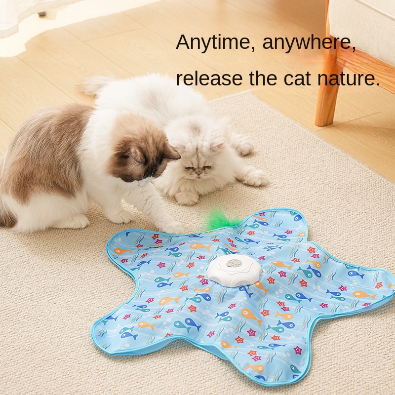 Cat Scratch-Resistant Hiding Toy Hunting Cover Self-Entertainment Cat Toy Rotating Game — image 2