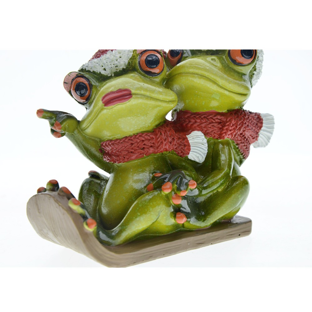 Garden Decoration Couple Frog Resin Craft Decoration — imagen 2
